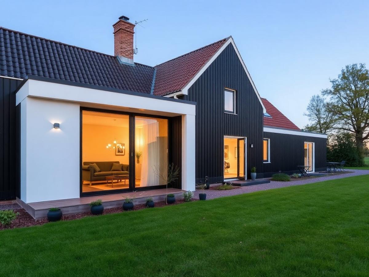 Boerderij met aanbouw
